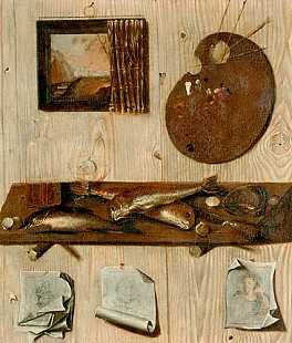 Andrea Domenico Remps - Trompe-l´oeil-Stilleben als Allegorie des Erhabenen und Naturhaften