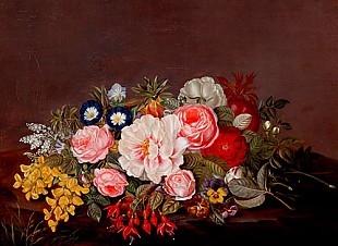 Johan Laurentz Jensen - Blumenstilleben