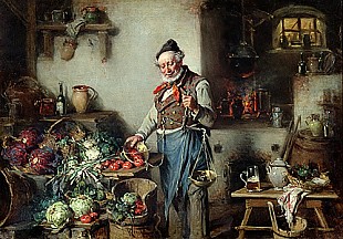 Hermann Kern - Beim Gemüsehändler 