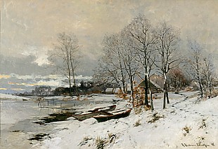 Anders Andersen-Lundby - Winter am Chiemsee 
