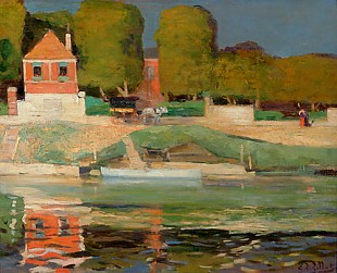 Eugène Louis Gillot - Am Canal du Midi