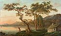 Rheinlandschaft im Abendlicht