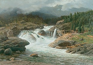 Themistokles von Eckenbrecher - Norwegischer Wasserfall