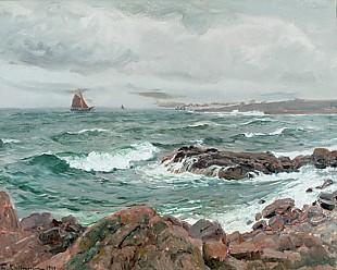 Friedrich Kallmorgen - Küste bei Bornholm