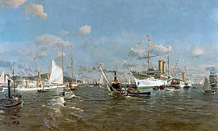 Michael Zeno Diemer - Nach der Segelregatta anlässlich der Kieler Woche 1904