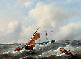 Govert van Emmerik - Schiffe auf hoher See