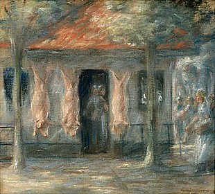 Max Liebermann - Schweineschlachterei