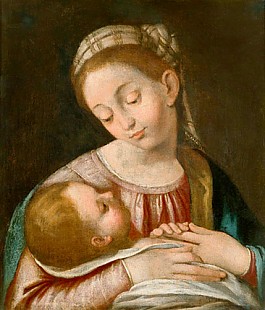 ital. Meister - Madonna mit Knaben