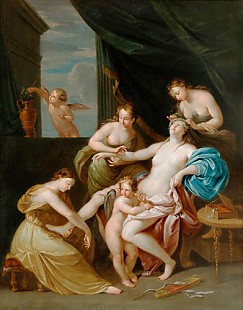 Angelica Kauffmann - Venus bei der Morgentoilette