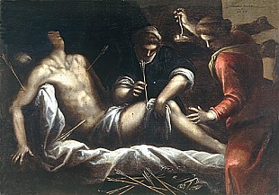 Jacopo gen. Giovanni Palma - Der heilige Sebastian und die heilige Irene