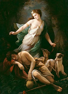 Johann Grund - Diana und Endymion