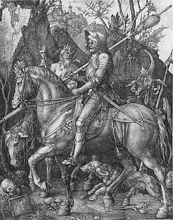 Albrecht Dürer - Ritter,Tod und Teufel