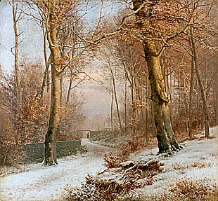 Anders Andersen-Lundby - Wintertag im Waldpark