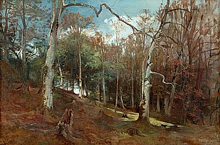 Emil Hellrath - Herbstlicher Wald