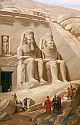 Am Felsentempel von Abu Simbel