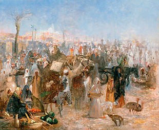 Alphons Leopold Mielich - Orientalischer Markt