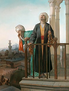 Karl Wilhelm Gentz - Gebetsruf der Muezzins bei Sonnenaufgang