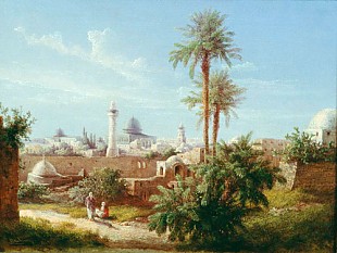 Friedrich Otto Georgi - Blick auf Jerusalem
