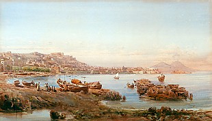 Giovanni Lanza - Panoramablick auf den Golf von Neapel