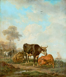 Jan II Kobell - Kühe und Ziege