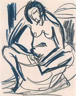 Ernst Ludwig Kirchner - Weiblicher Akt 