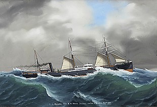 Salvatore de Angelis - S.S, Mazeppa, Capt.W.B. Brown Crossing the Bay of Biscaya