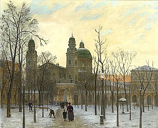 Georg Dehn - Winternachmittag im Hofgarten