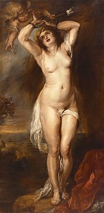 Deutscher Maler - Perseus befreit Andromeda