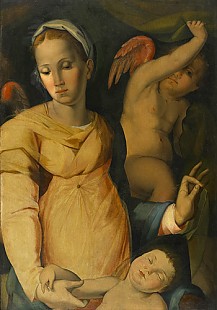 Pier Francesco Foschi - Madonna mit Engel