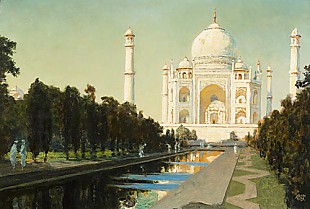 Erich Kips - Ansicht vom Taj Mahal