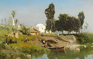 Edgar Meyer - Landschaft am Nil