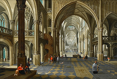 Peeter Neefs d.Ä. - Inneres der Kathedrale von Antwerpen