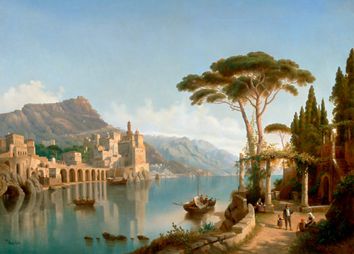 Heinrich Jaeckel - Italienische Landschaft