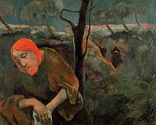 Paul Gauguin - Jesus im Olivenhain