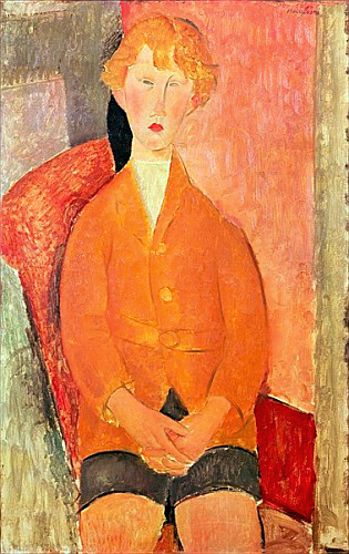 Amadeo Modigliani - Junge in kurzer Hose