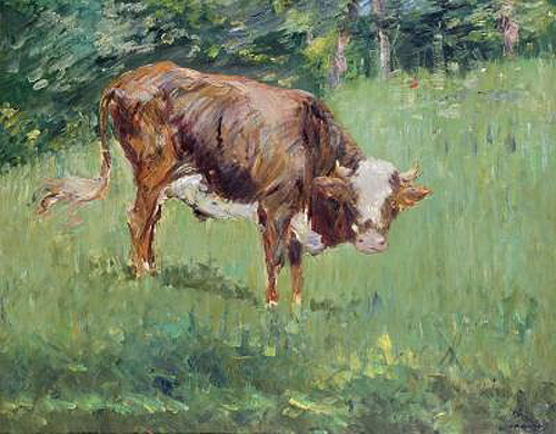 Edouard Manet - Junger Stier auf einer Wiese