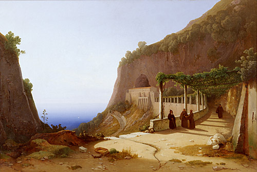 Gustav von Haugk - Kapuzinerkonvent in Amalfi