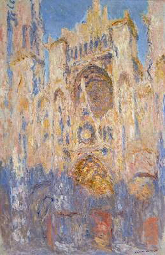 Claude Monet - Kathedrale Rouen im Sonnenlicht