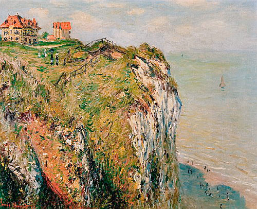Claude Monet - Klippen bei Dieppe