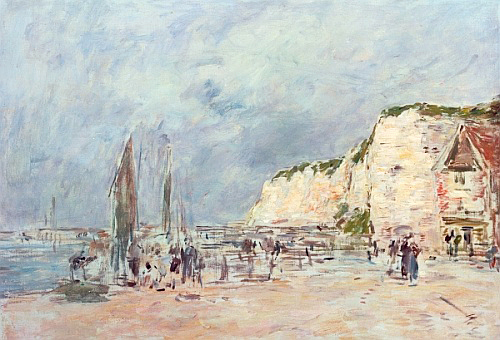 Eugéne Boudin - Klippen von Dieppe