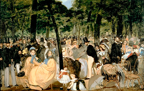 Edouard Manet - Konzert in den Tuilerien