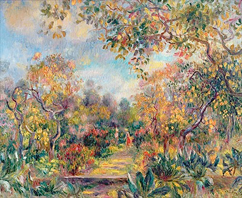 Pierre-Auguste Renoir - Landschaft bei Beaulieu