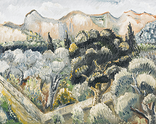 Paul Kleinschmidt - Landschaft bei Marseille