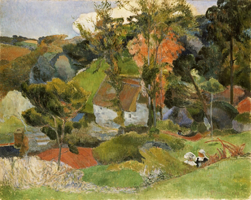 Paul Gauguin - Landschaft bei Pont Aven