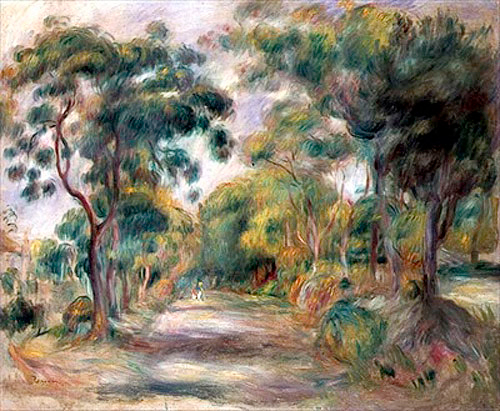 Pierre-Auguste Renoir - Landschaft im Midi