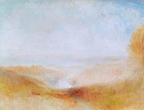 Joseph Mallord William Turner - Landschaft mit Fluß und Meeresbucht