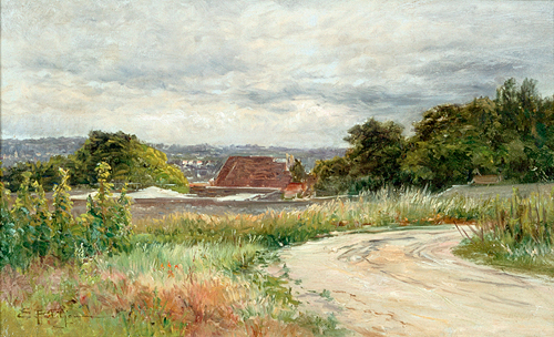 Edmond Marie Petitjean - Lothringer Landschaft