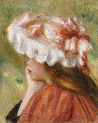 Pierre-Auguste Renoir - Mädchen mit rotem Hut