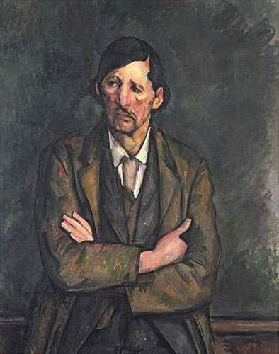 Paul Cézanne - Mann mit verschränkten Armen