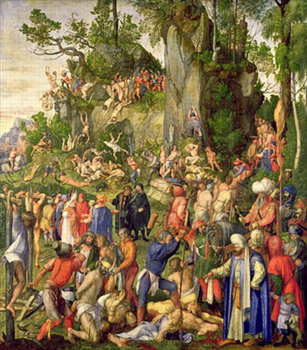 Albrecht Dürer - Marter der zehntausend Christen unter Hadrian und Antonius 